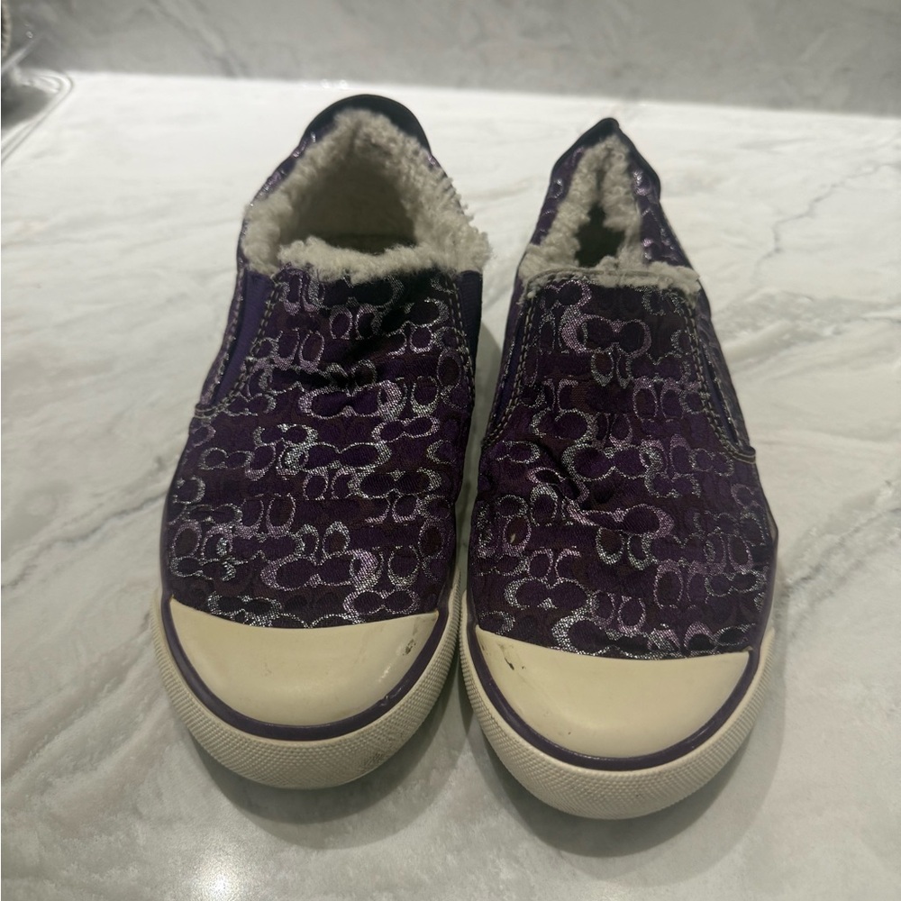 Purple coach Women's Shoes size 7